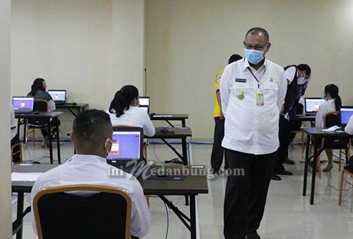 Akhyar Tinjau Pelaksanaan Ujian SKB CPNS