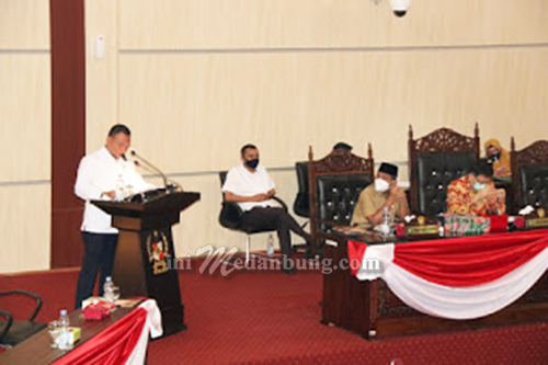DPRD Medan Gelar Paripurna Laporan Reses Ketiga Tahun 2020