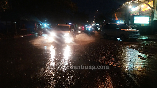 Hujan Satu Jam Kota Belawan Direndam Air