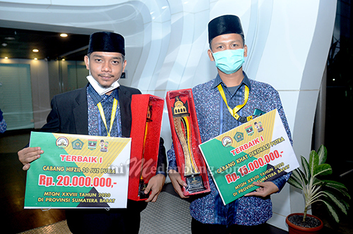 Inilah Kafilah Sumut yang Menyabet Juara Pertama MTQN Sumbar