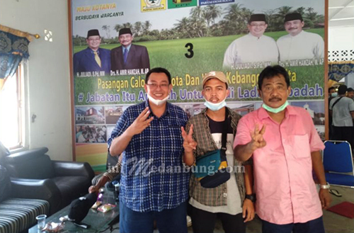 Driver Ojol Binjai Dukung JuliadiAmir