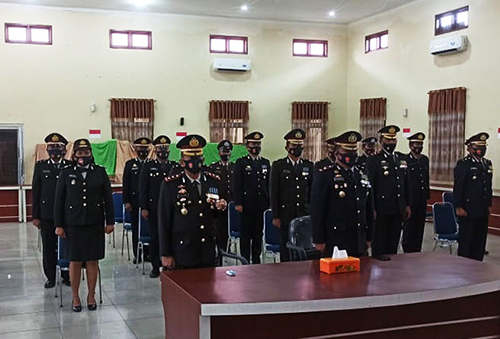 Polres Pelabuhan Mwmperingati Hari Pahlawan Secara Virtual