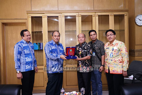 Galakkan Umkm; Walikota Tebing Tinggi Kunjungi Dinas Perdagangan Provsu