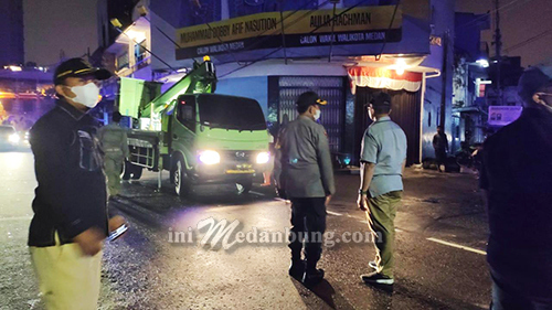 Pemko Medan Bersama Bawaslu Tertibkan Seluruh APK di Kota Medan