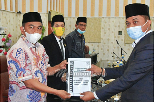 Wabup Sergai Hadiri Rapat Paripurna Penetapan Pokok Pikiran DPRD