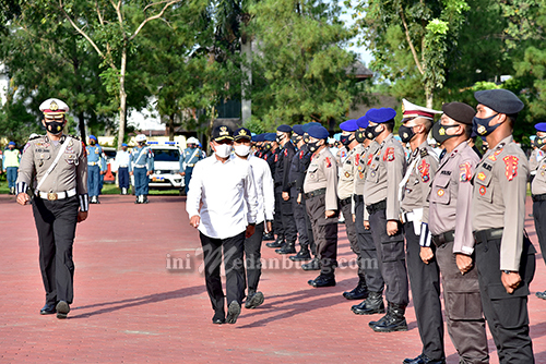 Apel Gelar Pasukan Operasi Lilin 2020, Selain Masalah Keamanan, Gubsu Tidak Ingin Ada Klaster Baru Covid-19