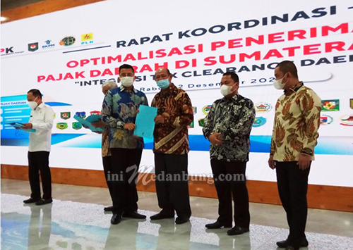 Pemkab Langkat Mengikuti Rakor Cegah Korupsi