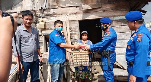 HNSI & Polairud Bersinergi Membedah Rumah Warga Tak Mampu