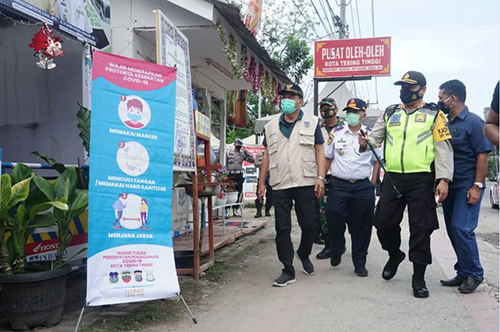 Satgas Covid 19 Tebing Tinggi Lakukan Pengawasan Ketat, Malam Pergantian Tahun Tebing Tinggi Disiplin Prokes Covid 19