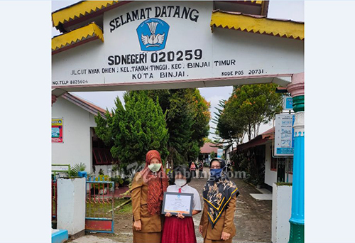 Mewakili Sumut Lomba Gambar Bercerita, Nadin Terima Penghargaan dari Puspernas Jakarta