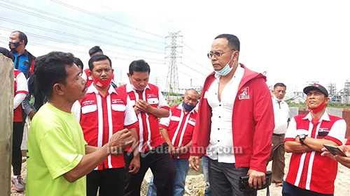 Jembatan Titi II Sicanang “Mangkrak” Ditinjau Anggota DPRD Medan