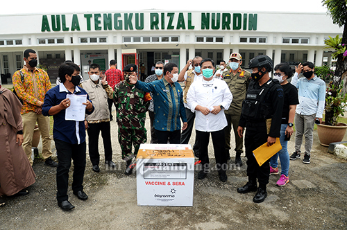 Sumut Kembali Terima 32.880 Dosis Vaksin Covid-19 untuk 30 Kabupaten/Kota