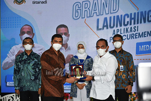 Gubsu Resmikan Peluncuran  Aplikasi e-Procurement PDAM Tirtanadi