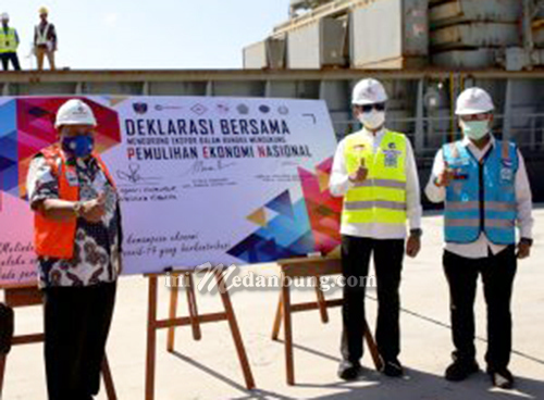 PT Pelindo 1 Cabang Sibolga Melakukan Eksport Perdana