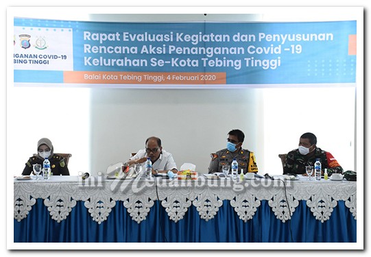 Walikota Tebing Tinggi Minta Semua Element Kerja Keras Kurangi Covid 19 Di Kota Tebing Tinggi