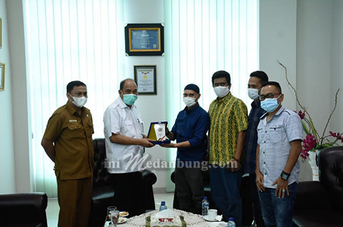 Walikota Terima Audiensi PWI Kota Tebing Tinggi
