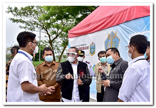 Tinjau Pos Pemeriksaan Covid-19 di Bandara Kualanamu, Gubernur Edy Rahmayadi Minta Tim Terpadu