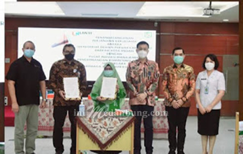 Sekretariat DPRD Medan – PIMBANGKOM LAN RI Teken 2 Kerjasama