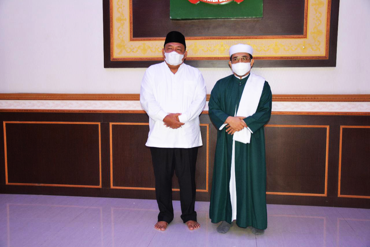 Bupati Langkat Bersilaturahmi dengan Tuan Guru Babusalam dan Alim Ulama