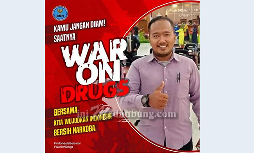 Agung Permana Nyatakan Perang Melawan Narkoba