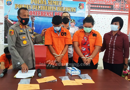 Tim Reskrim Polres Pelabuhan Tangkap Muncikari Online