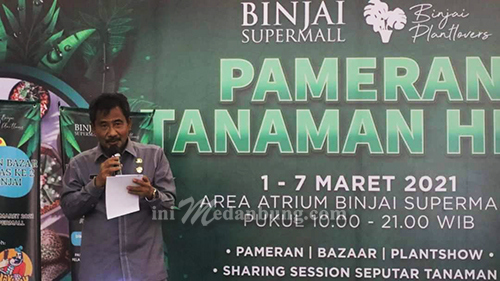 Wakil Walikota Binjai Buka Pameran Tanaman Hias