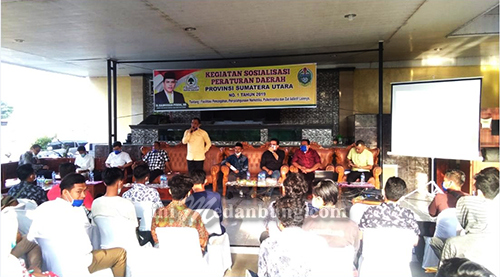 Anggota DPRDSU Zainuddin Purba Gelar Sosialisasi Perda Propsu Tentang Narkoba