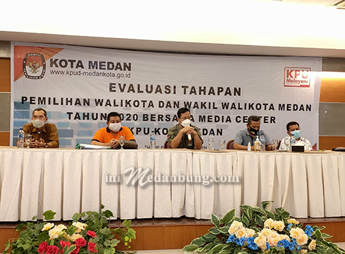 KPU Medan dan Media Center Gelar Evaluasi Pilkada 2020