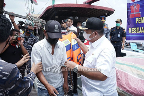 Wakil Bupati Asahan Tinjau Potensi Maritim