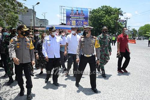 Bersama Unsur Forkopimda, Bupati Sergai Tinjau Ibadah Jumat Agung Umat Kristiani