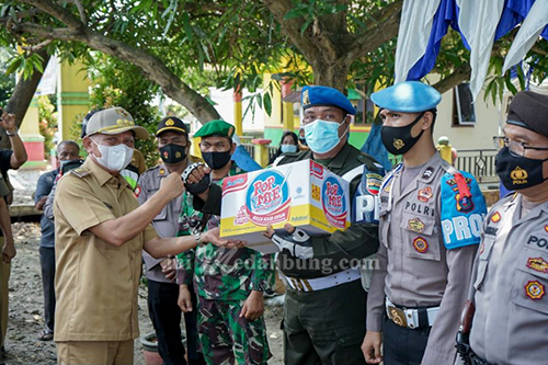 Bupati Asahan dan Kapolres Tinjau Pos Larangan Mudik