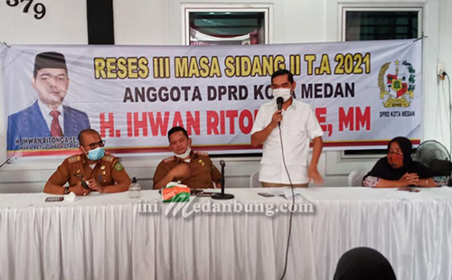 Ihwan Ritonga : Satgas Covid Jangan Lalai Awasi Pusat Keramaian di Medan
