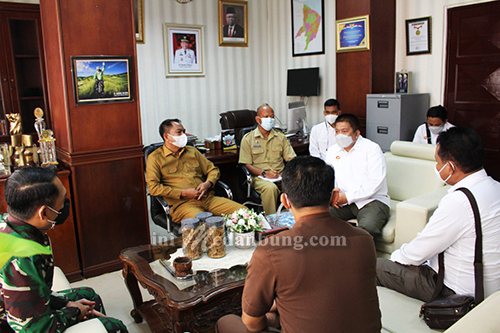 Terima Kunjungan Kabinda Sumut, Bupati Sergai Sampaikan Beberapa Hal