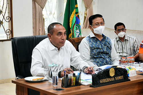 Evaluasi PPKM Level IV, Edy Rahmayadi Sampaikan Penyediaan Isolasi Terpusat di Kabupaten/Kota