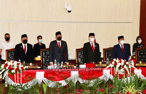 Paripurna DPRD Medan Dengarkan Pidato Presiden Joko Widodo