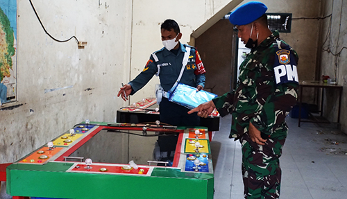 POMAL LANTAMAL I Gelar Operasi Gabungan Sikat Judi Belawan