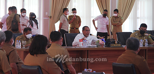 Libatkan Medan, Binjai dan Deliserdang, Gubernur Edy Rahmayadi Gelar Rapat Perencanaan Pembangunan Ibu Kota Sumut