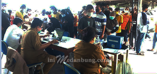 Vaksin Gabungan Dipuskesmas Belawan, Pertama dan Kedua