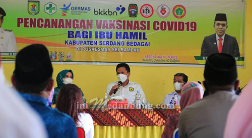 Pemkab Sergai Gelar Vaksinasi Covid-19 Bagi Ibu Hamil