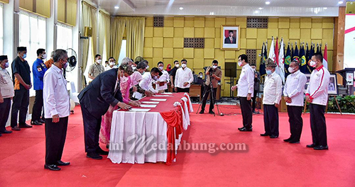 Gubernur Edy Rahmayadi Apresiasi Peran PMI Membantu Masyarakat