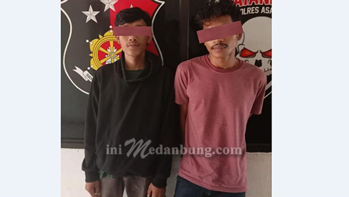 Gelapkan Septor, Dua Pemuda Diringkus Polres Asahan