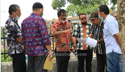Terkikis Dampak Abrasi, Walikota Binjai Tinjau Pondasi Titi Gantung