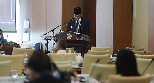 Wagub Musa Rajekshah Bacakan Jawaban Atas Pandangan Fraksi Terkait RPJMD