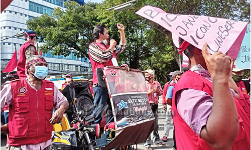 Kaji Ulang Bus Trans Metro Deli dan ojek Online, Satu Betor Kecewa Tak Direspon Pemko dan DPRD Medan