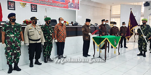 Sekdakab Asahan Hadiri Pelantikan Pengurus DHC Badan Pembudayaan Kejuangan 45