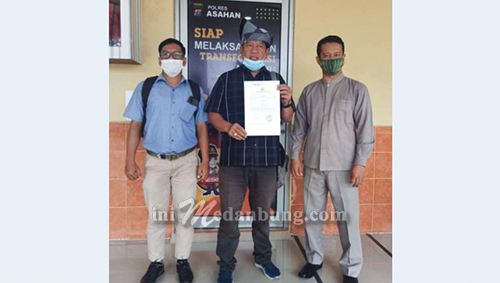 Diduga Cemarkan Nama Baik Melalui Medsos, Randi Pandiangan Dilapor ke Polres Asahan