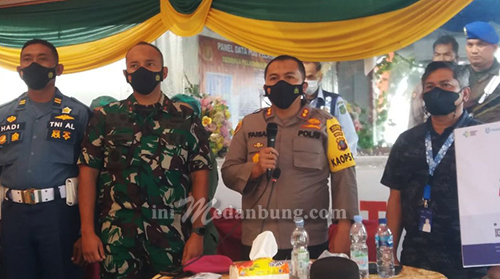 Pengamanan Nataru Polres Pelabuhan Belawan Kerahkan 490 Personil Tni & Polri