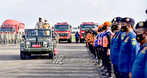 Gubsu Pimpin Apel Pengamanan Nataru, 11.000 Personel Disiagakan di Sumut