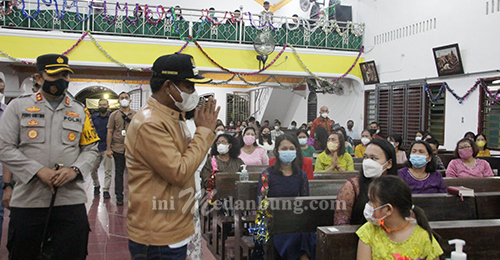 Walikota dan Kapolres Binjai Tinjau PosPam Nataru dan Gereja