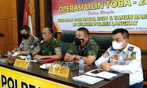 Polres Langkat Gelar Rapat Bahas Keamanan Nataru
